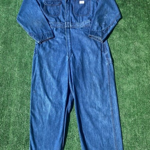 Vintage Big Mac JC Penney Denim Coveralls Workwear Jumpsuit Men's