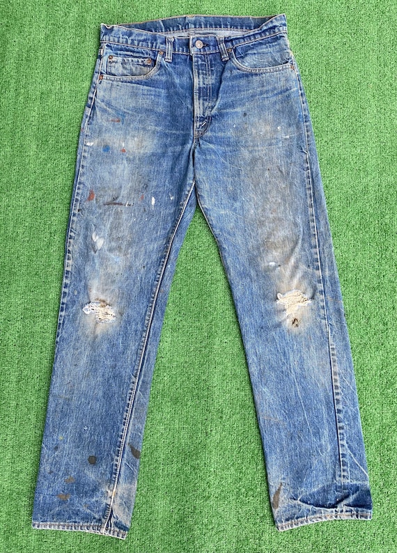 VTG 70s Levi’s 505 XX Talon Zipper #5 Stamp Mens 3