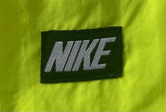 Vintage 80’s Nike Sprinter Running Lined Neon Sho… - image 3