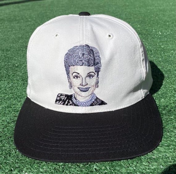 Vintage 1993 American Needle I Love Lucy Lucille Ball Embroidered Snapback Hat