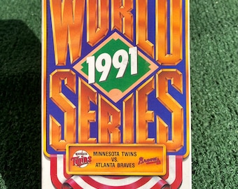NUEVA cinta VHS de campeones de la Serie Mundial de la MLB de los Minnesota Twins 1991 sellada