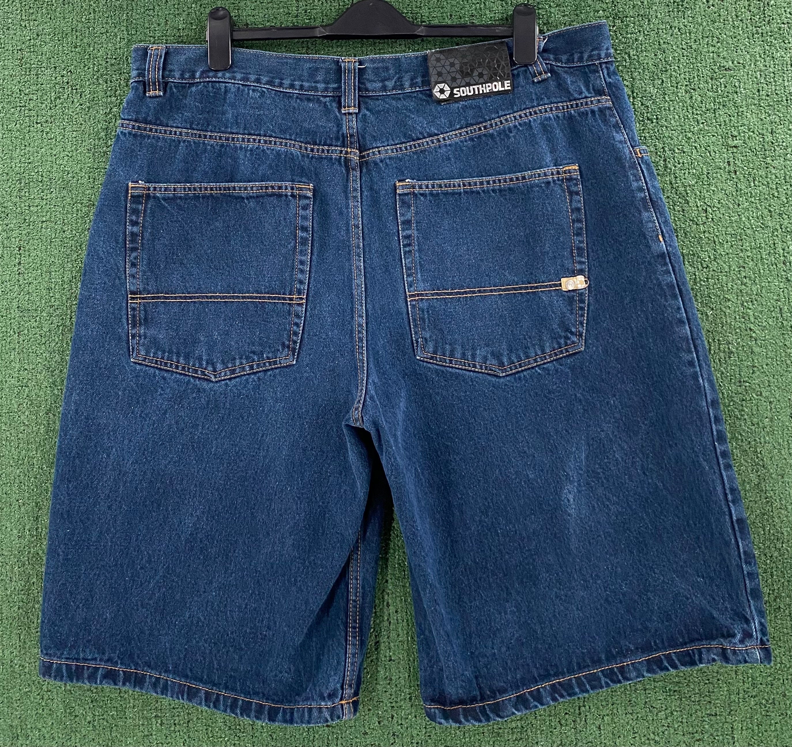 Vintage Y2K South Pole Baggy Denim Jean Shorts Jorts Men's Vintage Y2K South Pole Baggy Denim Jean Shorts Jorts Men's