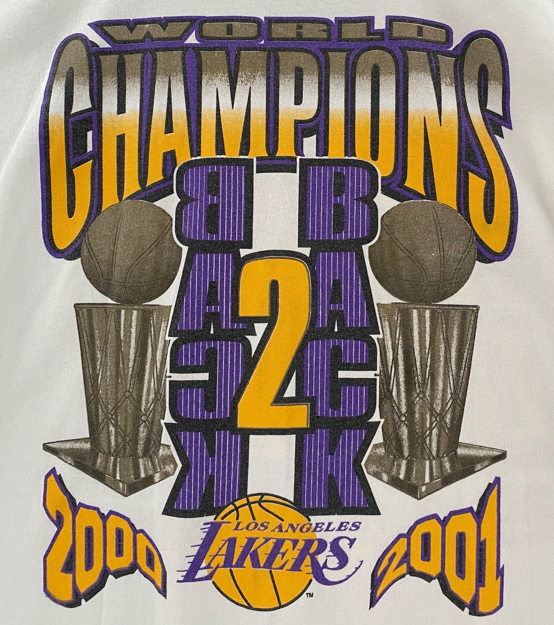 レアなヴィンテージ LA レイカーズ 2000 & 2001 NBA