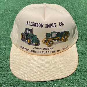 VTG 80’s John Deere Tractor Serving Agriculture 150 Years Trucker Snapback Hat