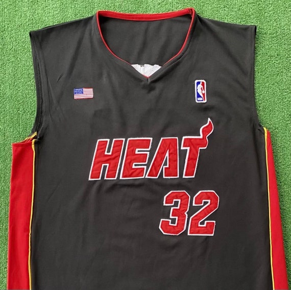 Buy Vintage Reebok SHAQUILLE O'NEAL Miami Heat Double Stitch