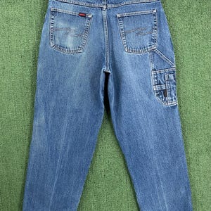 Vintage Y2K FUBU Baggy Wide Leg Distressed Denim Jeans Men’s Size 37