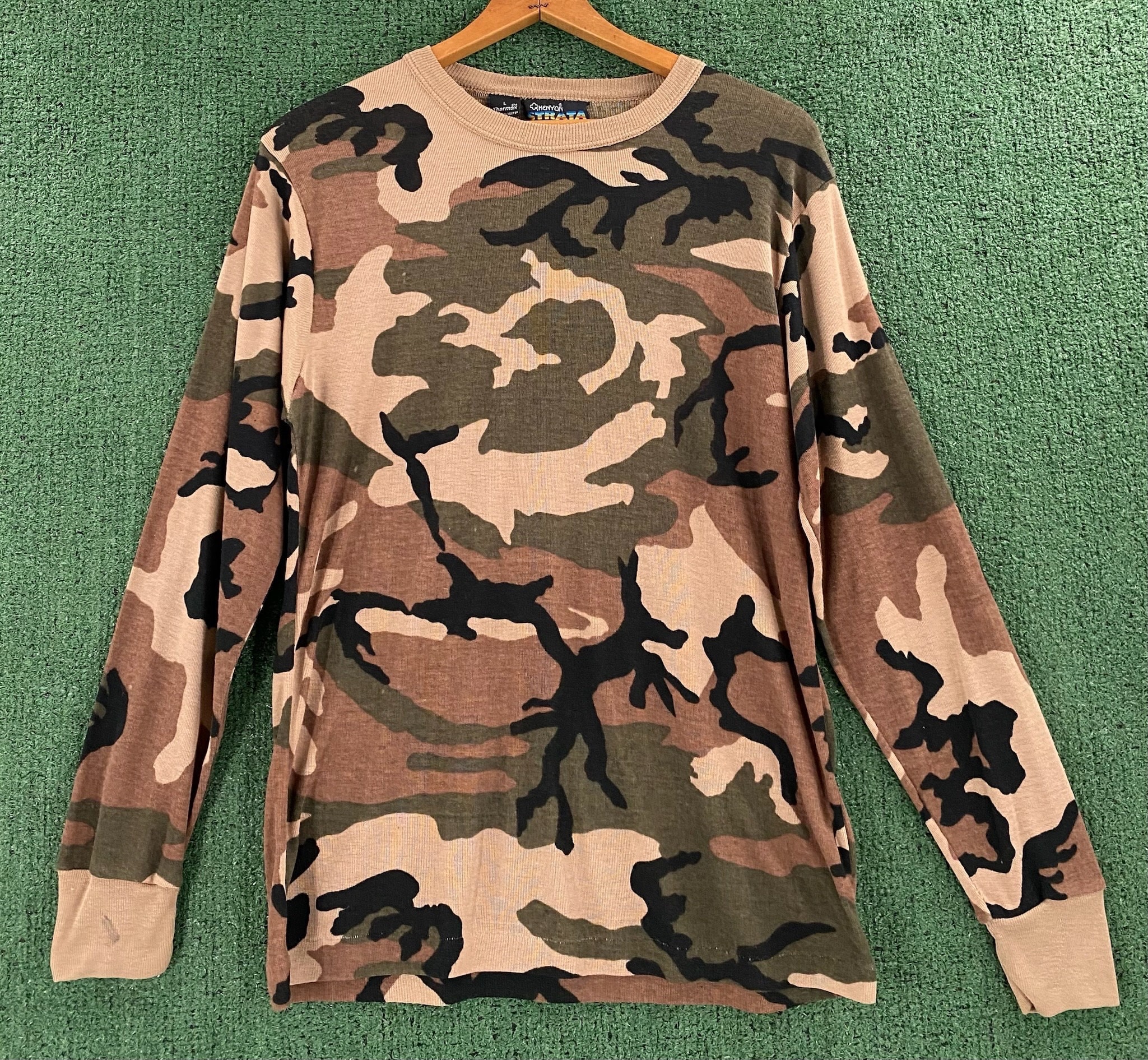 Camo Thermal Shirt - Etsy
