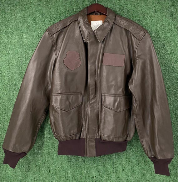 New Vintage DSCP Cockpit USA Type A-2 AF Flight Leather Bomber