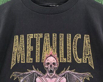 LLICA PUSHEAD king nothing giant製 Authentic Vintage 1996 Metallica King Nothing T-shirt Men's