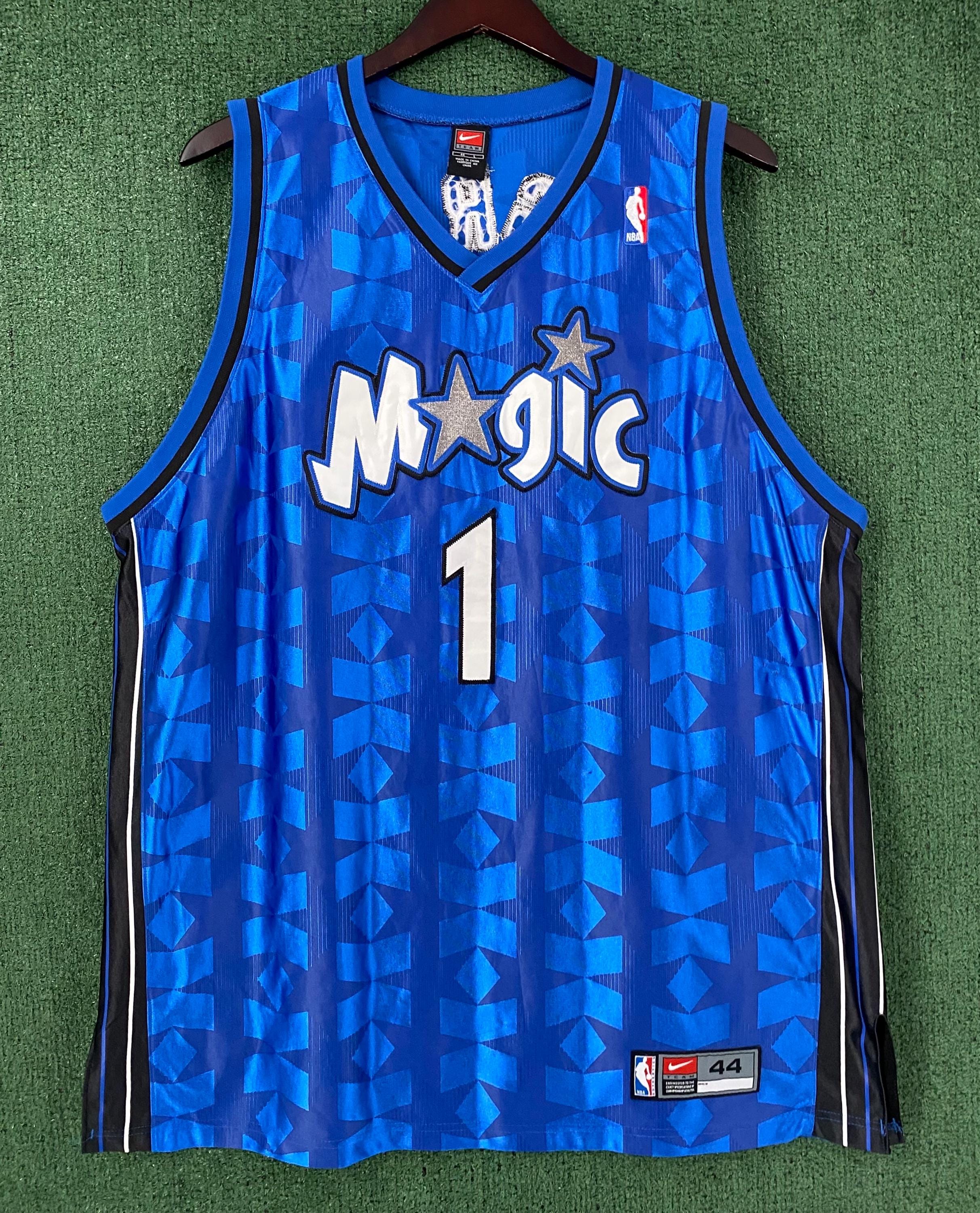 【刺繍】00sNIKE TEAM NBAユニフォーム　McGRADY XXL Rare VTG Y2K Nike Orlando Magic Tracy Mcgrady Stars Basketball