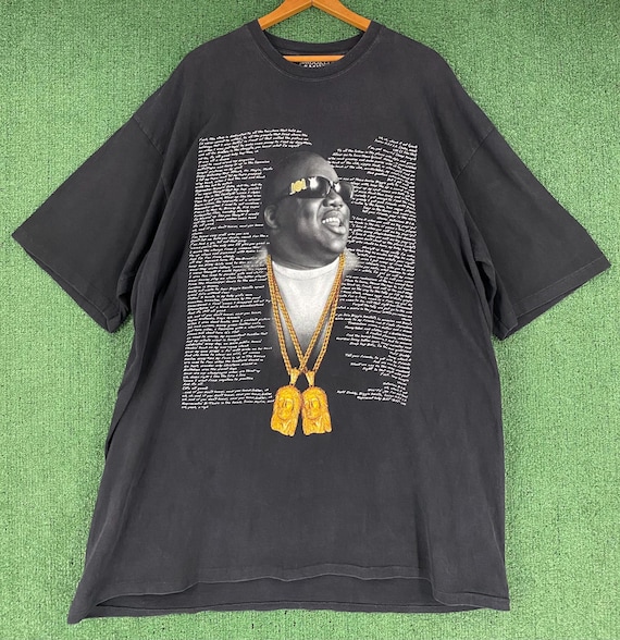 VTG 2005 Notorious B.I.G. ジューシー・ビッグ・ポッパ 歌詞ラップT 