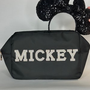 Extra Large Nylon Bag with Patches