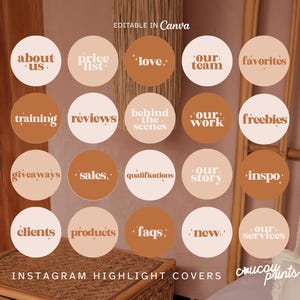 Insta Highlight Covers, Retro IG Story Icons, Boho Instagram Highlights Icons, Instagram Highlight Covers, Business Instagram Pack, Daisy