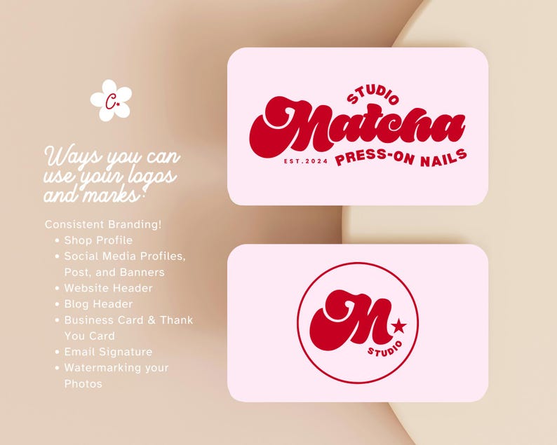 customize 12,310+ pink logo templates online - canva... Editable Pink Red Logo Canva Template, DIY Logo Design, Beauty Salon ...