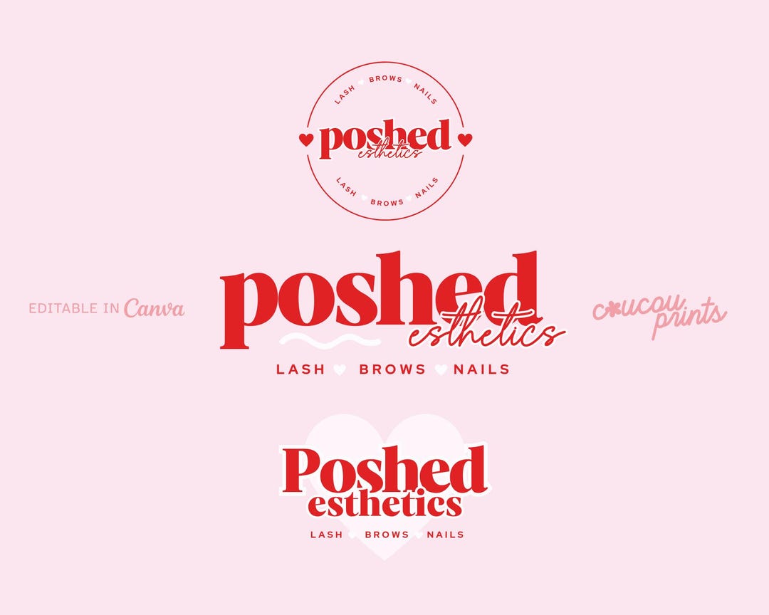 Editable Logo Example Editable Logo Design Canva Template, Custom DIY Logo Kit Package ...