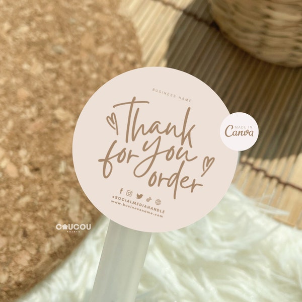 Round Sticker Package Etsy