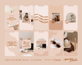 Instagram Reels Canva Vorlagen, DIY ästhetik Instagram Reel Cover, Tiktok Covers, Boho Instagram Stories, Instagram Video Ideen, Gänseblümchen