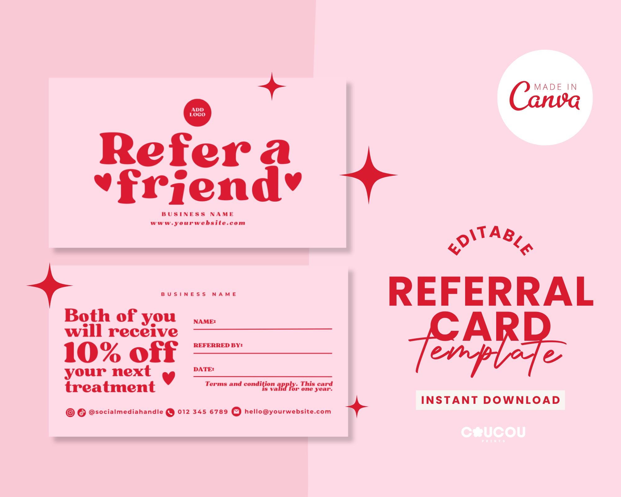 editable-referral-card-template-refer-a-friend-template-customer-loyalty-rewards-card-printable-salon-client-referral-card-canva-sofi-etsy
