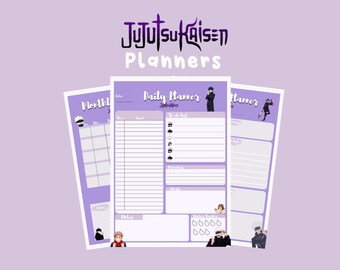 Anime Planner Etsy