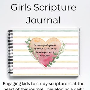 Printable Girls Scripture Journal