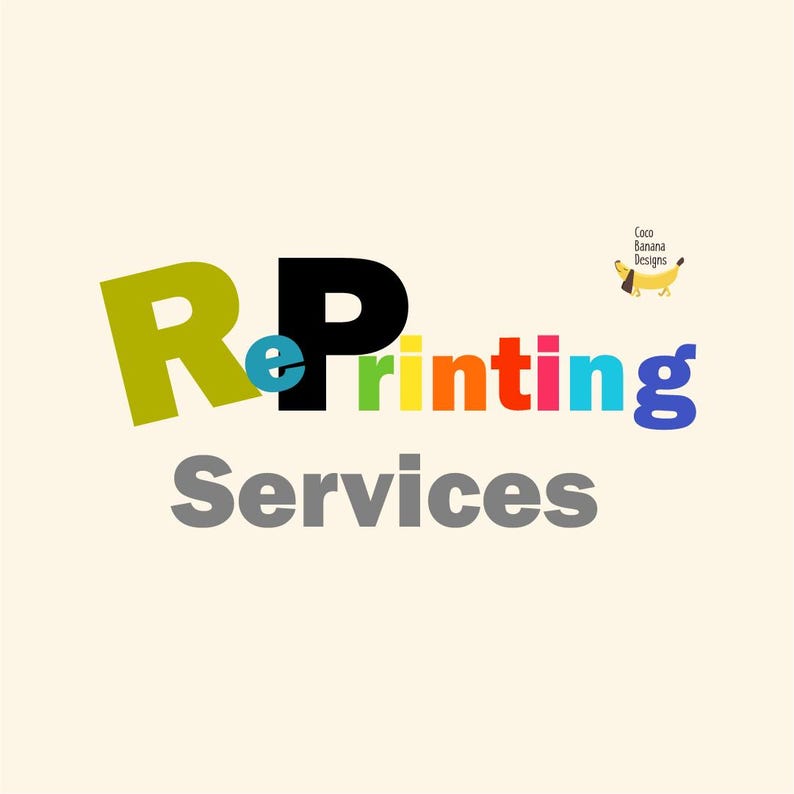 Reprint Service Order Reprint Service, Replacement Print for Previous Orders - Etsy