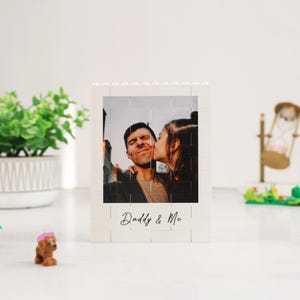 First Date Brick Custom First Date Brick Puzzle | Photo Building Block | Date Map Sign ...