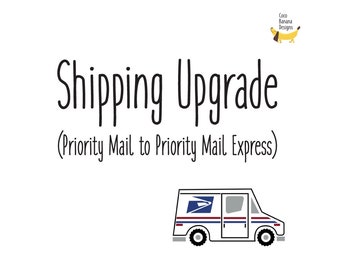 Shipping Upgrade (Priority Mail to Priority Mail Express)
