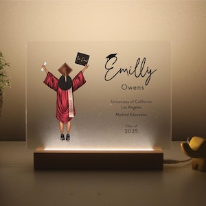 Personalized Graduation Keepsake | Graduation Acrylic Plaque | Class of 2025 | Graduation Gift for Daughter | Hijab | Wheelchair