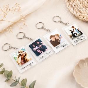 Custom Photo Keychain | Personalized Photo Keychain | Anniversary Gift | Gift for Him | Gift for Her