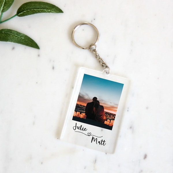 Custom Photo Keychain | Personalized Photo Keychain | Anniversary Gift | Gift for Him | Gift for Her