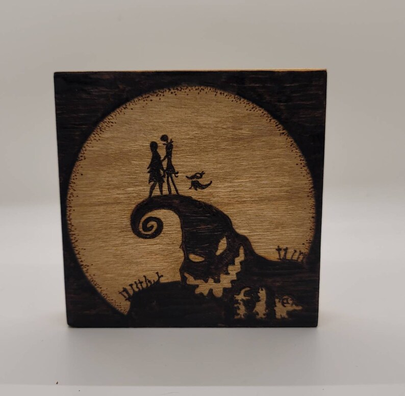Nightmare Before Christmas Handmade Wood Decor Etsy