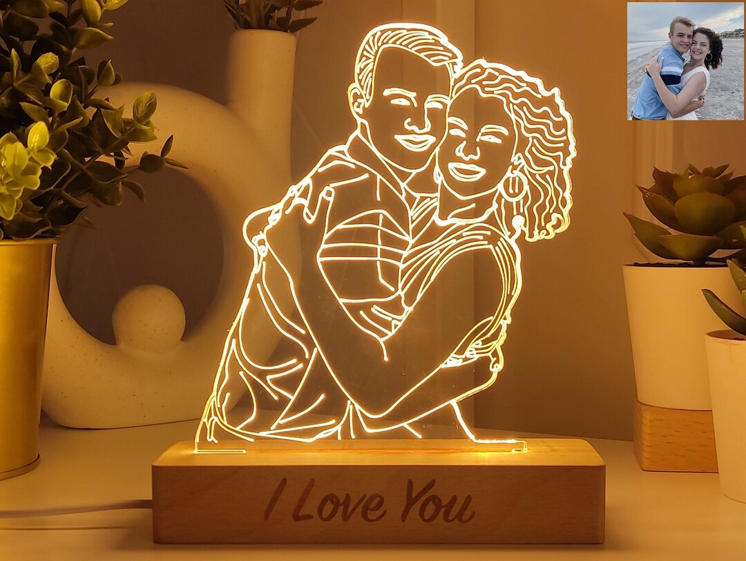 Custom Made Name Night Light Personalized Free LED Night