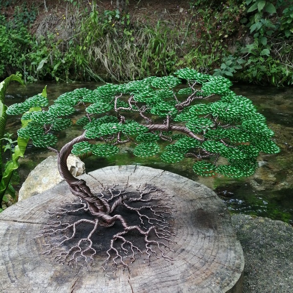Metal Bonsai Tree Etsy