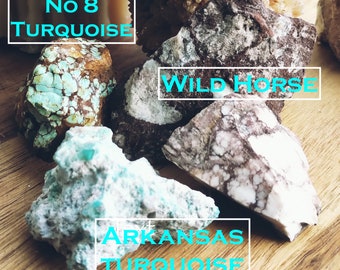 140g Turquoise Collectors Mini Set - No 8/arkansas/wild Horse