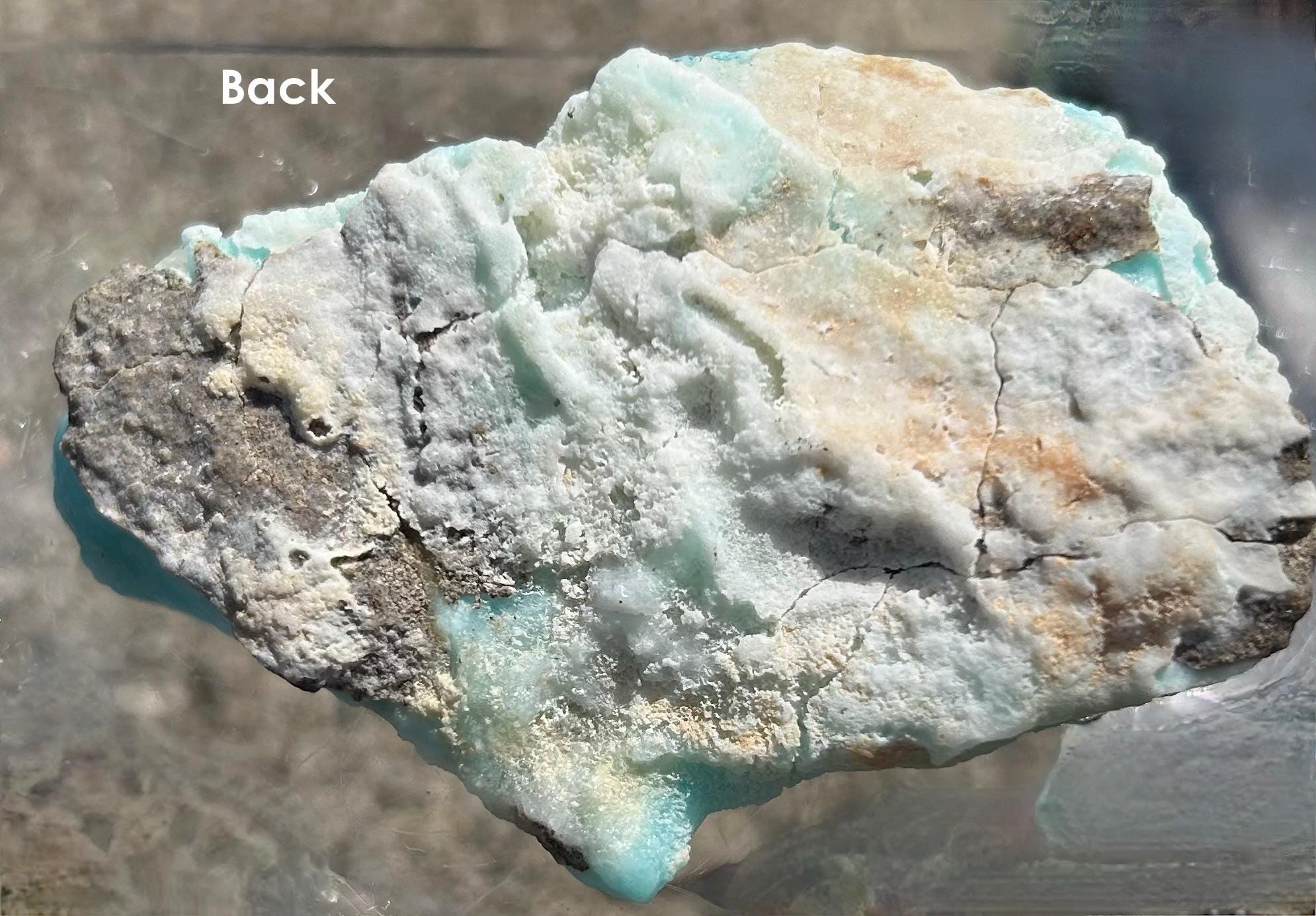 ブルーアラゴナイト原石：宝石のようなクリスタルヒーリングストーン