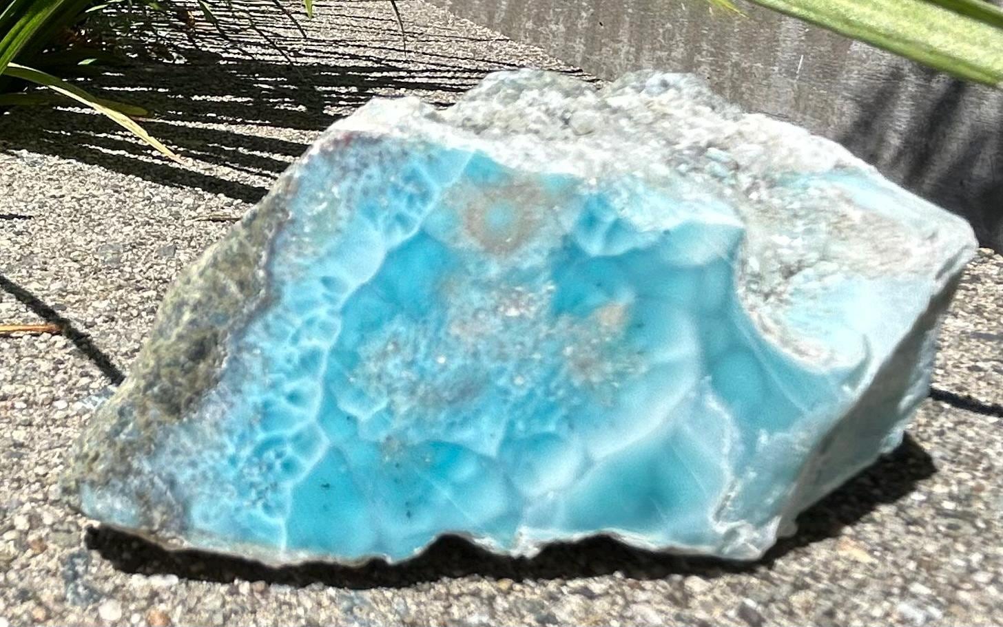 Rare Larimar Specimen: Polished Dominican Republic - Etsy