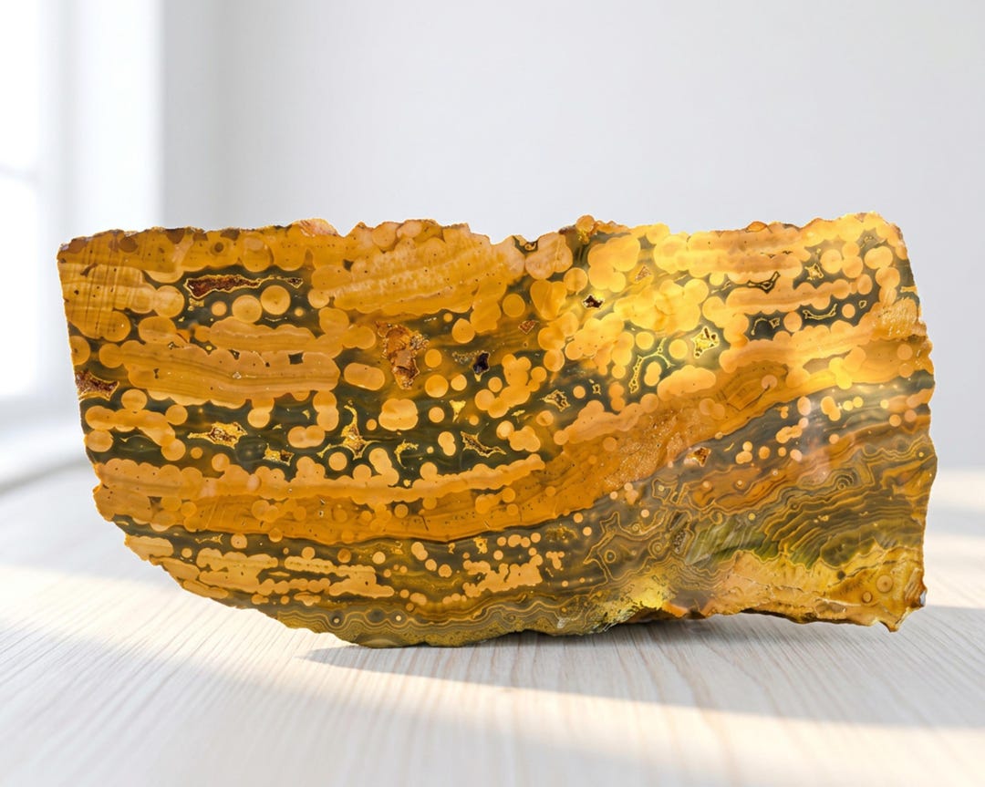 765g Kabamby Ocean Jasper Rough: Orbicular Madagascar Stone - Etsy