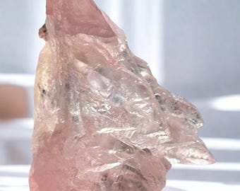 Crystalline Rose Quartz Elestial Crystal Rare Stones Small