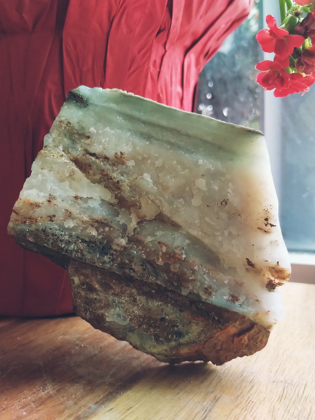 450g Natural Rough Rare BC Ocean Picture Stone Specimen Mine Etsy