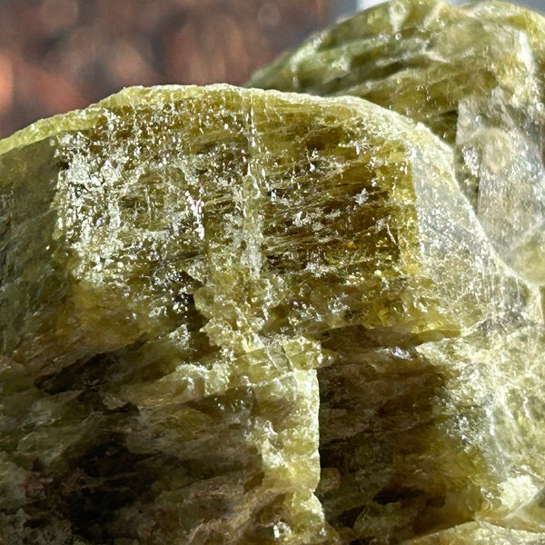 330g Showpiece Green Vesuvianite (Idocrase) and Blue Calcite on Matrix