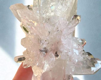 Lemurian Quartz Point Miner Direct Brazil  Metaphysical Raw Natural Specimen  Elestial 4.5"