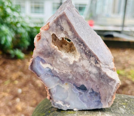 紫雲瑪瑙原石標本-320g - Etsy 日本