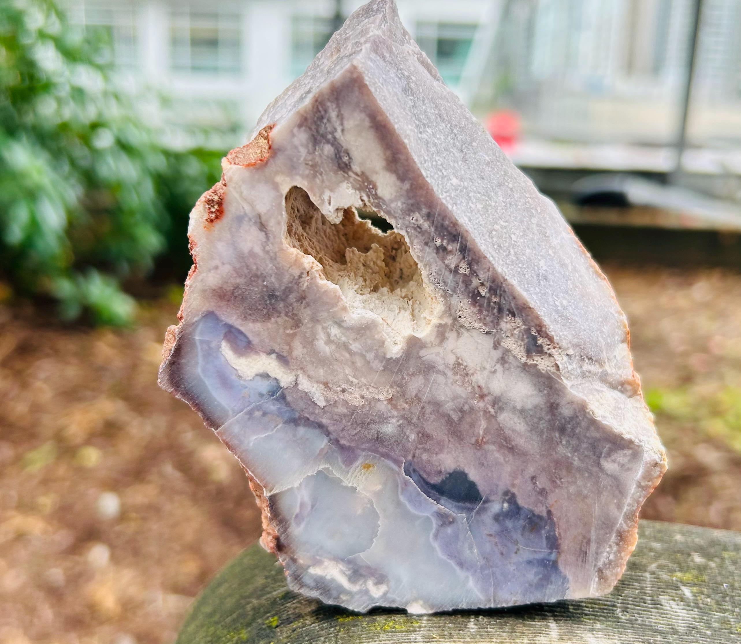 紫雲瑪瑙原石標本-320g - Etsy 日本