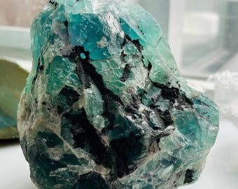 2.1 Kg - Showpiece- Stunning Natural Durango Fluorite Rough