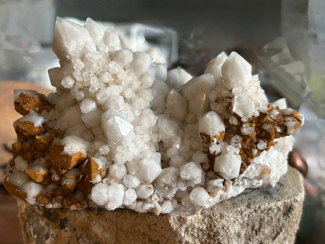 500g Moosup Milky Spirit Quartz Garden cluster USA Etsy