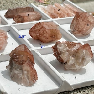 Select One AAA Tiny Pink Lithium Lemurian Natural Quartz - Brazil