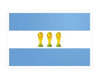 Drapeau des champions de la Coupe du monde d&#39;Argentine Sticker