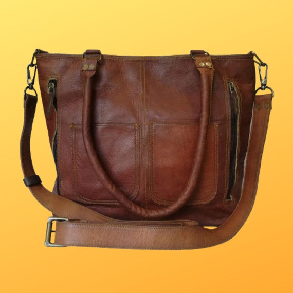 Handmade Leather Shoulder Bags Women Leather Handbags Women Etsy