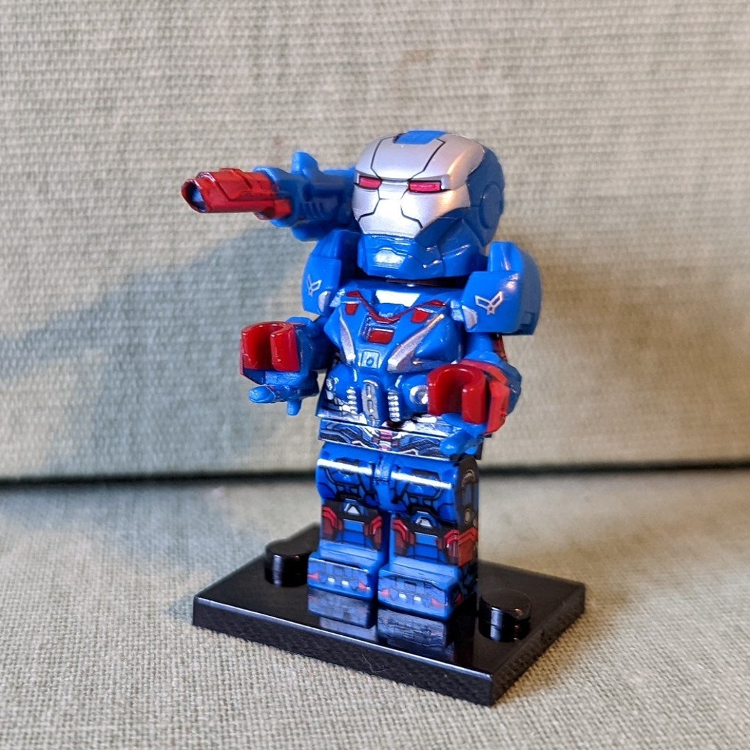 Custom Iron Patriot Minifigure From Avengers Marvel MCU Etsy