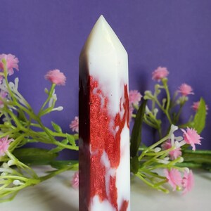 Blood & bone resin crystal